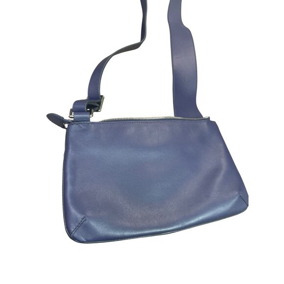 Radley London womans leather Navy Scottie Dog Logo Crossbody Med SKU 9552 - Picture 6 of 16